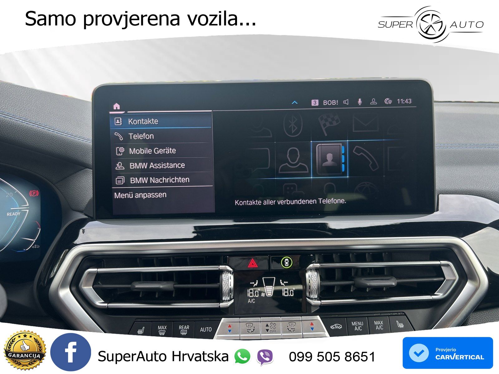 BMW iX3 80 kWh (286 KS) LED+GR SJED+ACC