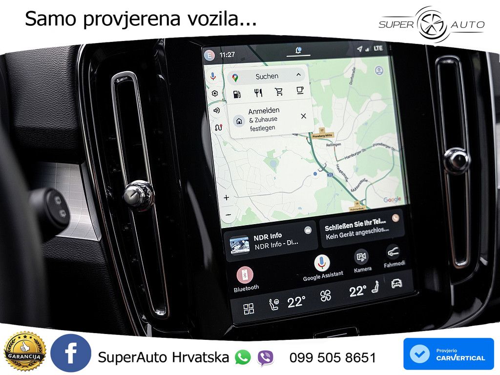 Volvo XC40 2.0 B3 163 KS Automatic LED+GR SJED+ACC