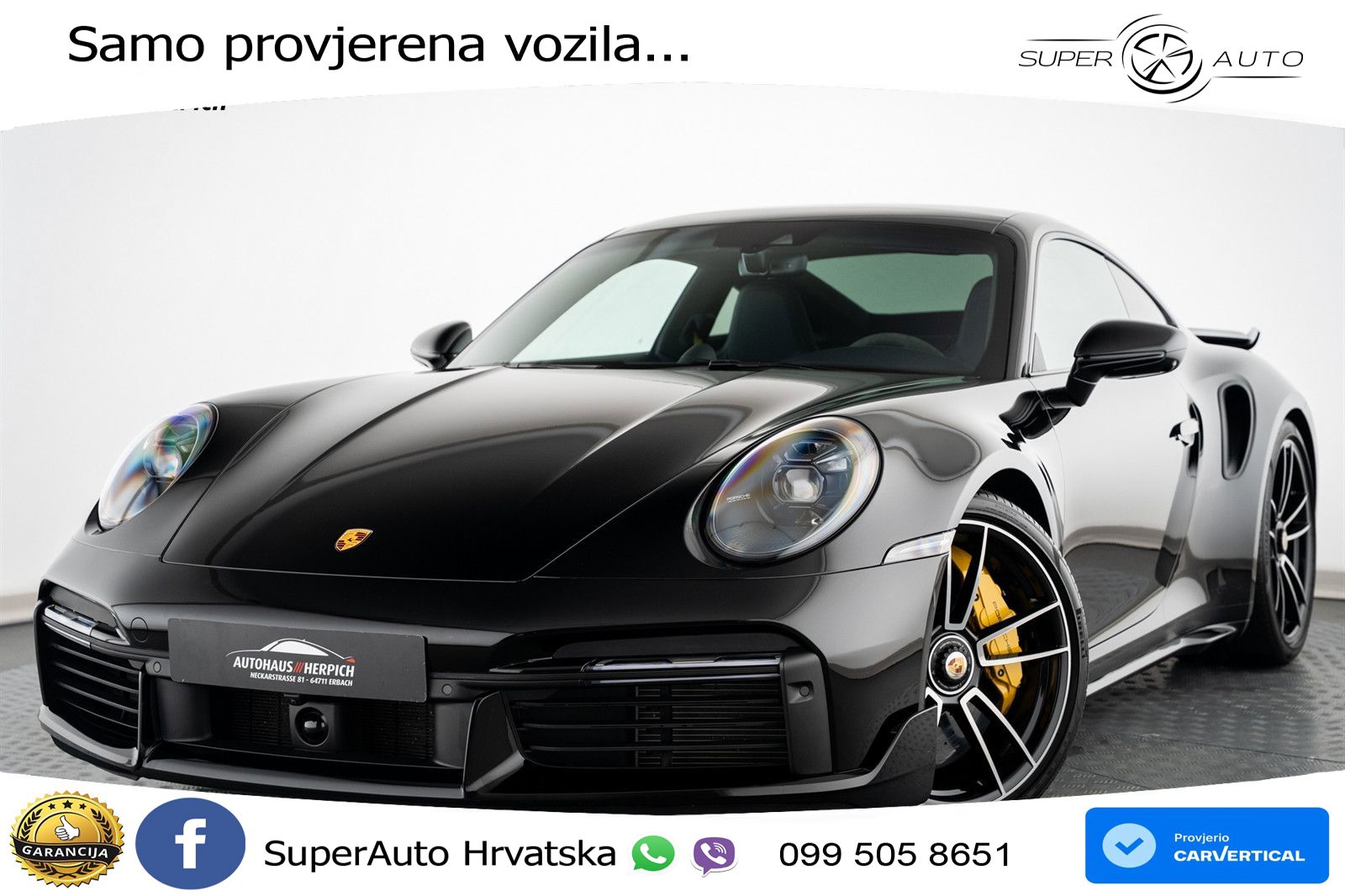 Porsche 911 Turbo S 3.8 (650 KS) PDK ACC+GR SJED+360+PANO