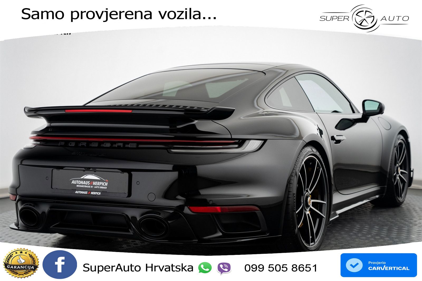 Porsche 911 Turbo S 3.8 (650 KS) PDK ACC+GR SJED+360+PANO