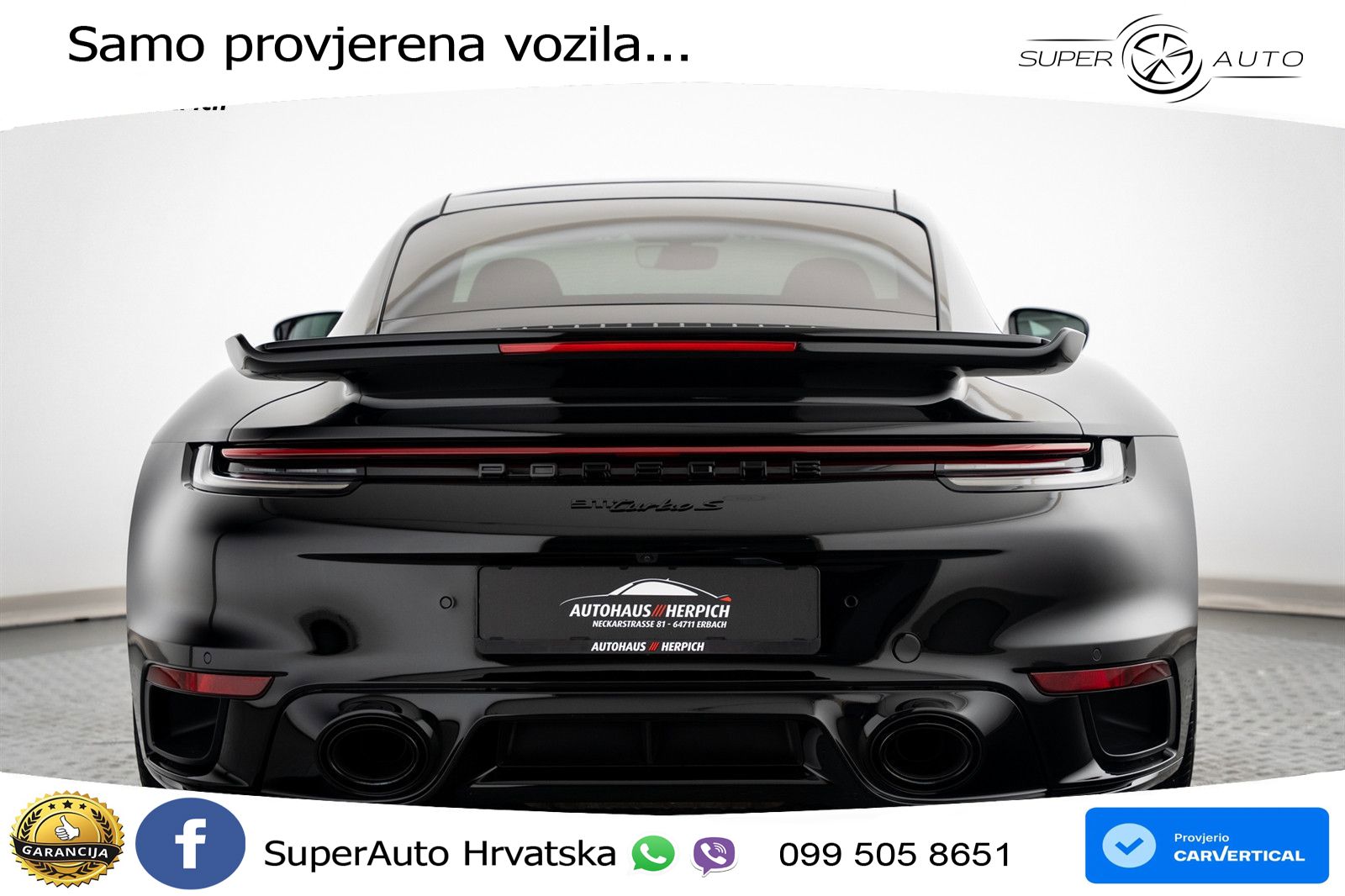 Porsche 911 Turbo S 3.8 (650 KS) PDK ACC+GR SJED+360+PANO