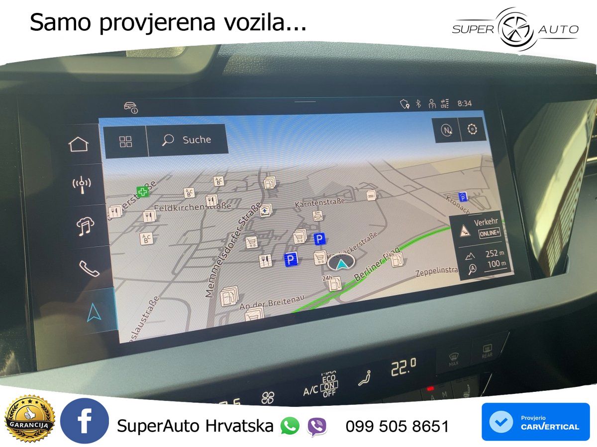 Audi A3 Limuzina 40 TFSI (204 KS) quattro S tronic S line