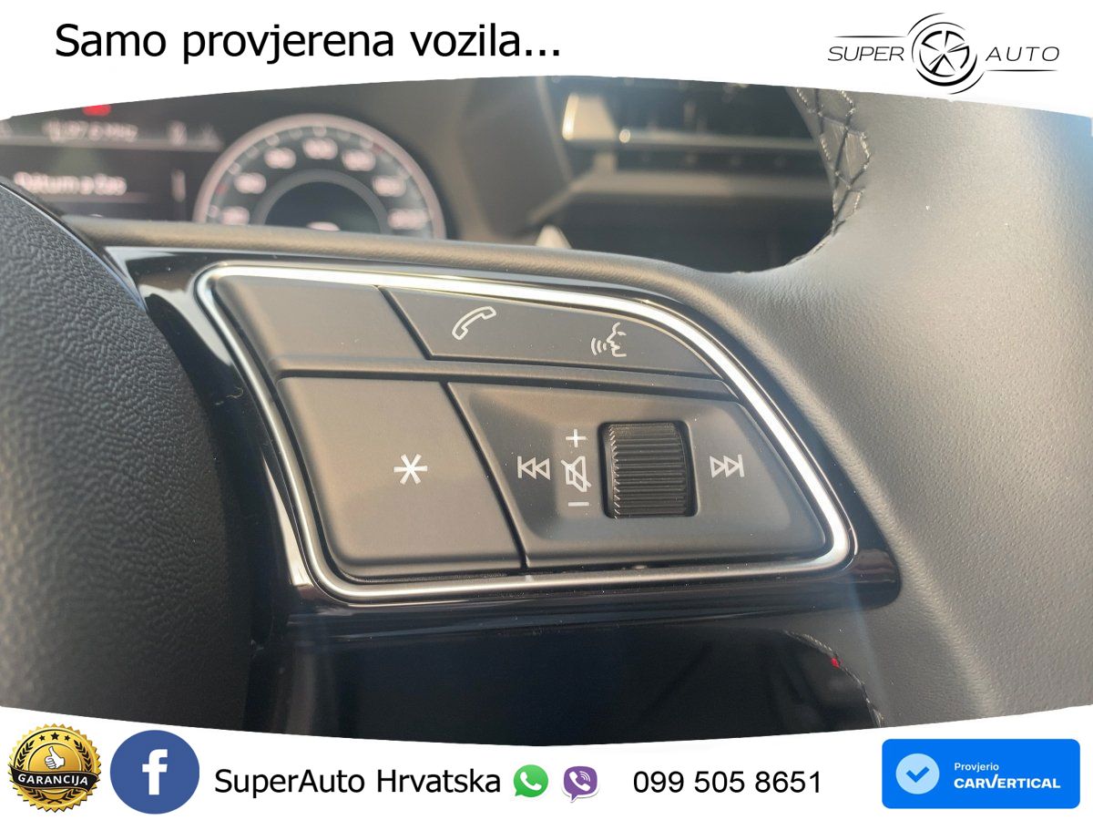 Audi A3 Limuzina 40 TFSI (204 KS) quattro S tronic S line