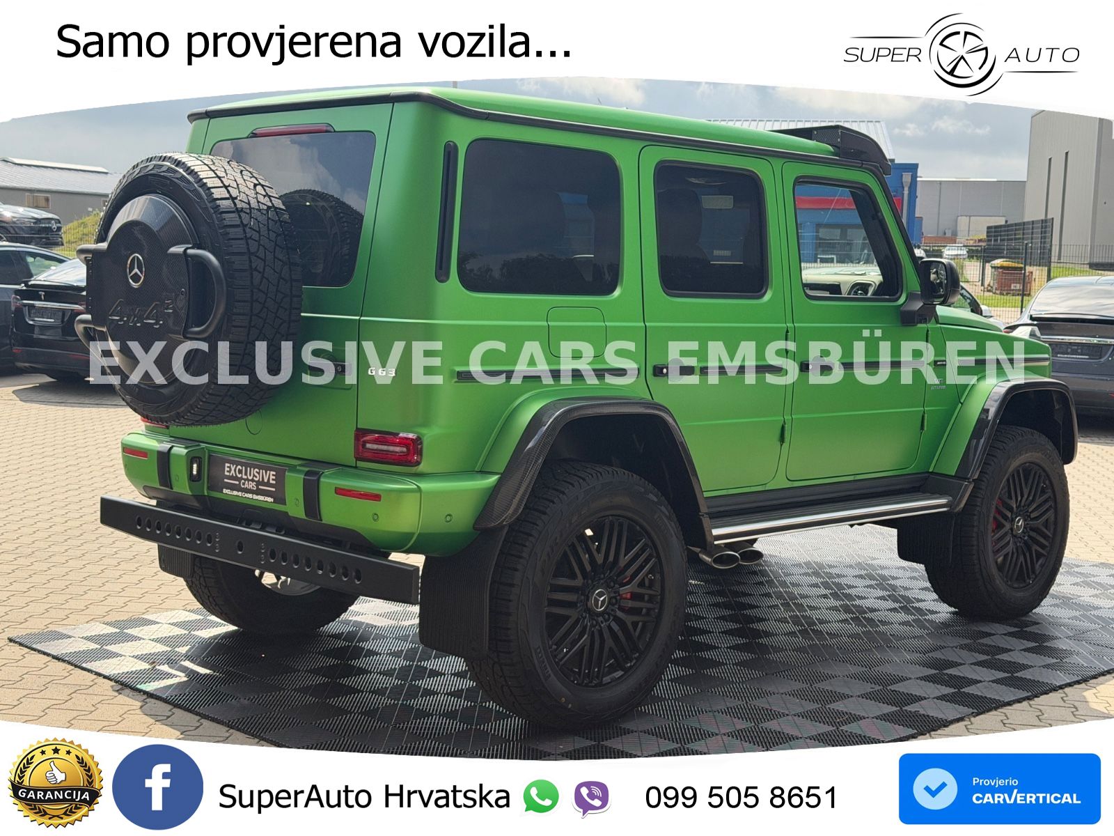 Mercedes AMG G 63 Long V8 (585 KS) 4MATIC 9G-TRONIC AMG SPEEDSHIFT PLUS ZRAČNI+ACC+4xGR SJED+360