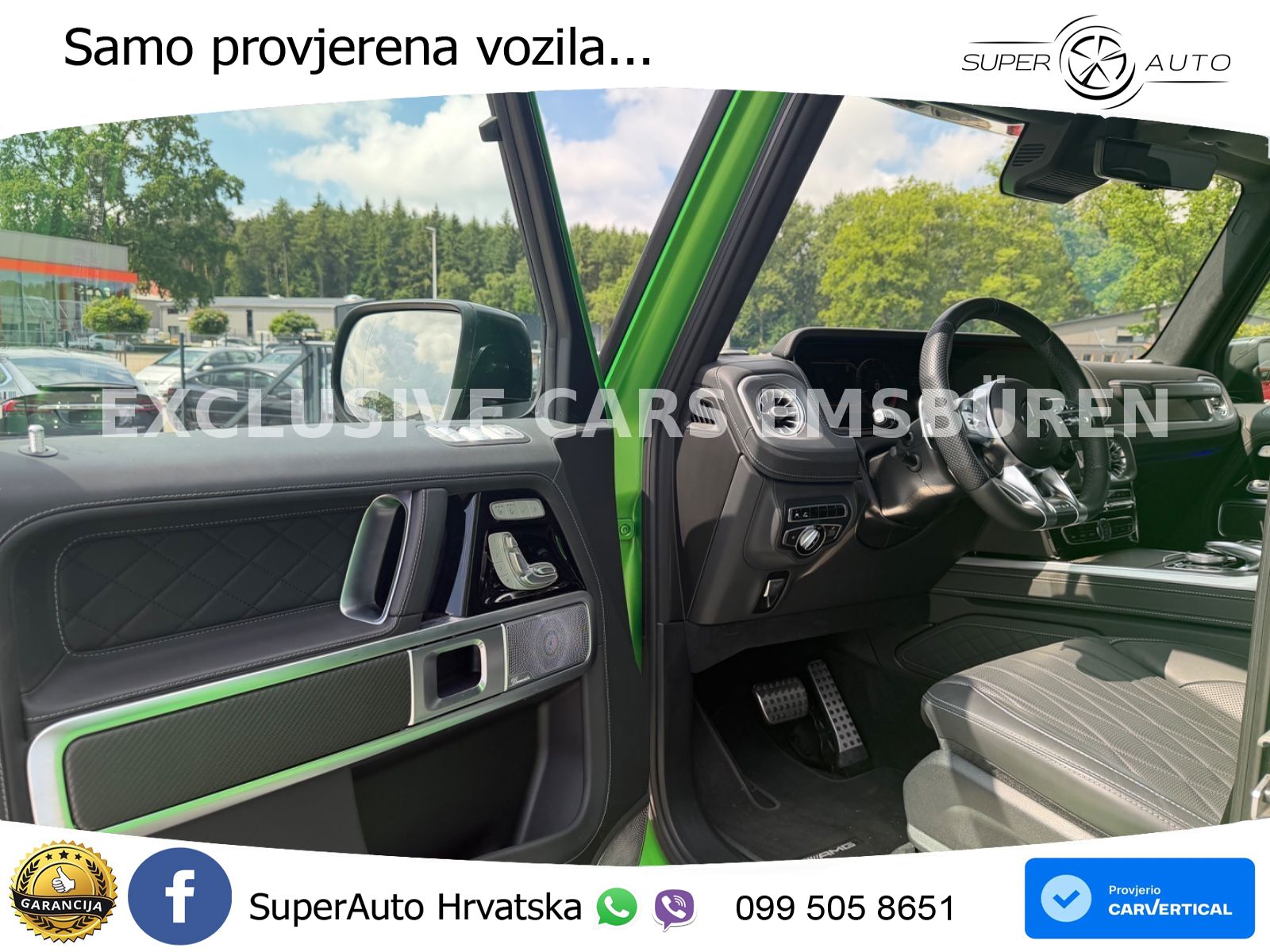 Mercedes AMG G 63 Long V8 (585 KS) 4MATIC 9G-TRONIC AMG SPEEDSHIFT PLUS ZRAČNI+ACC+4xGR SJED+360
