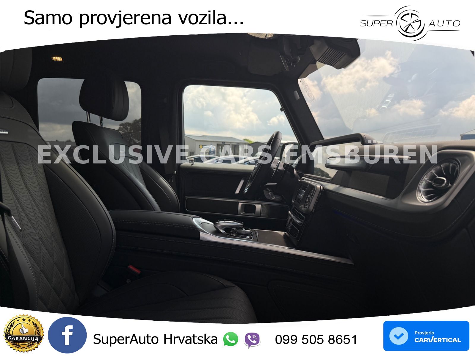 Mercedes AMG G 63 Long V8 (585 KS) 4MATIC 9G-TRONIC AMG SPEEDSHIFT PLUS ZRAČNI+ACC+4xGR SJED+360