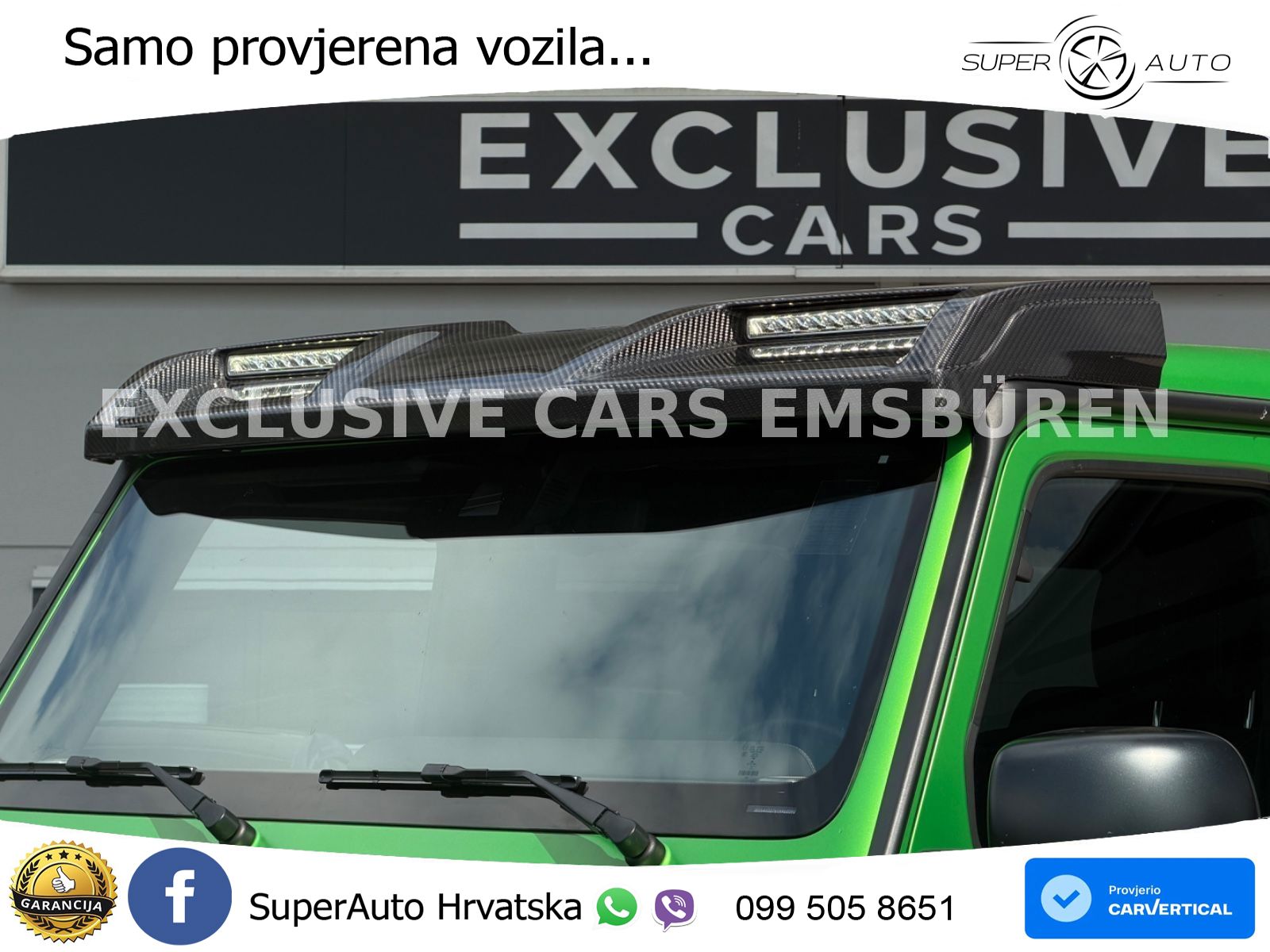 Mercedes AMG G 63 Long V8 (585 KS) 4MATIC 9G-TRONIC AMG SPEEDSHIFT PLUS ZRAČNI+ACC+4xGR SJED+360