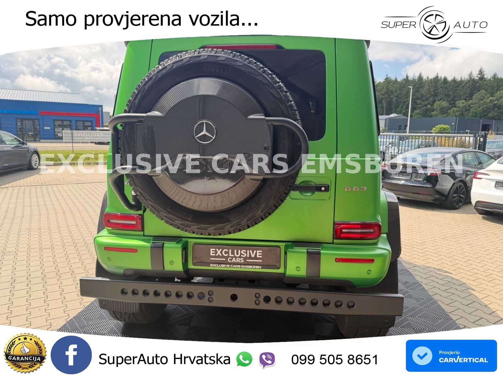 Mercedes AMG G 63 Long V8 (585 KS) 4MATIC 9G-TRONIC AMG SPEEDSHIFT PLUS ZRAČNI+ACC+4xGR SJED+360
