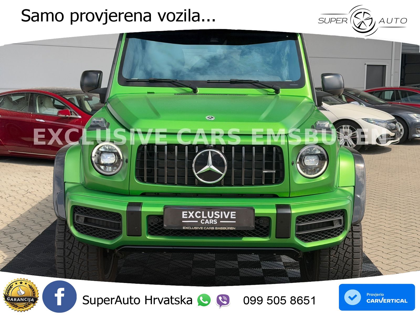 Mercedes AMG G 63 Long V8 (585 KS) 4MATIC 9G-TRONIC AMG SPEEDSHIFT PLUS ZRAČNI+ACC+4xGR SJED+360