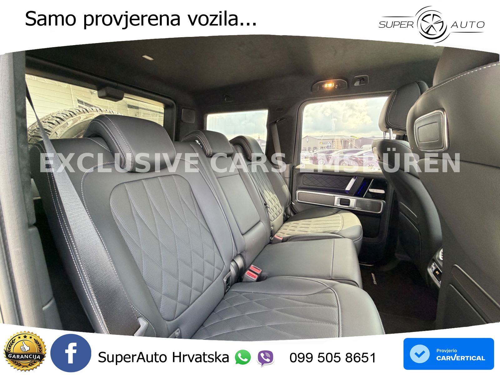 Mercedes AMG G 63 Long V8 (585 KS) 4MATIC 9G-TRONIC AMG SPEEDSHIFT PLUS ZRAČNI+ACC+4xGR SJED+360