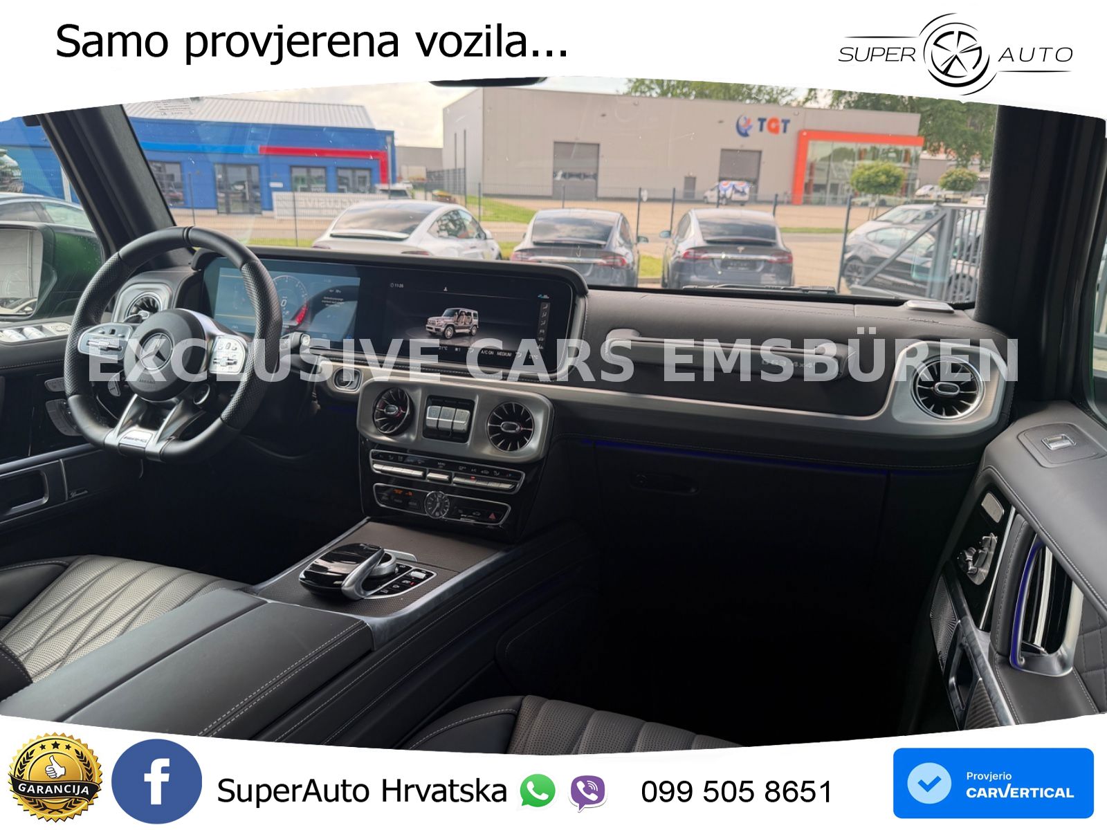 Mercedes AMG G 63 Long V8 (585 KS) 4MATIC 9G-TRONIC AMG SPEEDSHIFT PLUS ZRAČNI+ACC+4xGR SJED+360