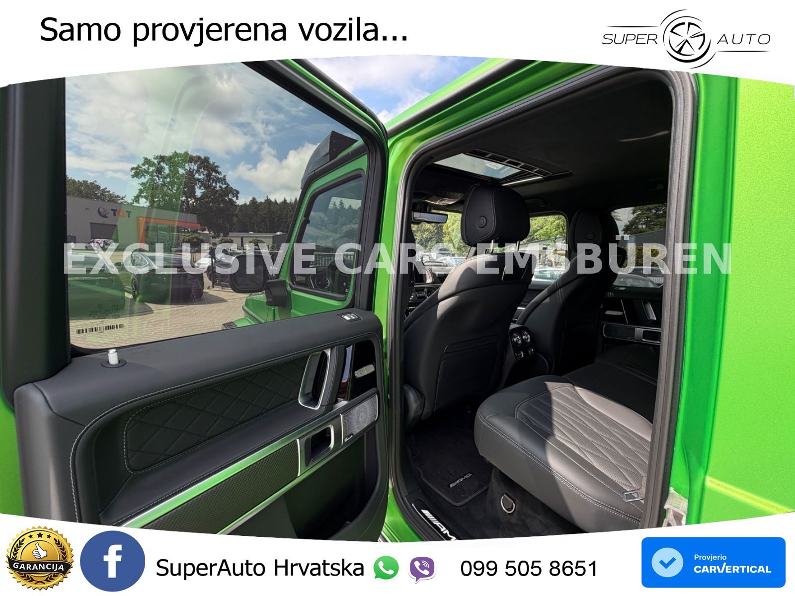 Mercedes AMG G 63 Long V8 (585 KS) 4MATIC 9G-TRONIC AMG SPEEDSHIFT PLUS ZRAČNI+ACC+4xGR SJED+360