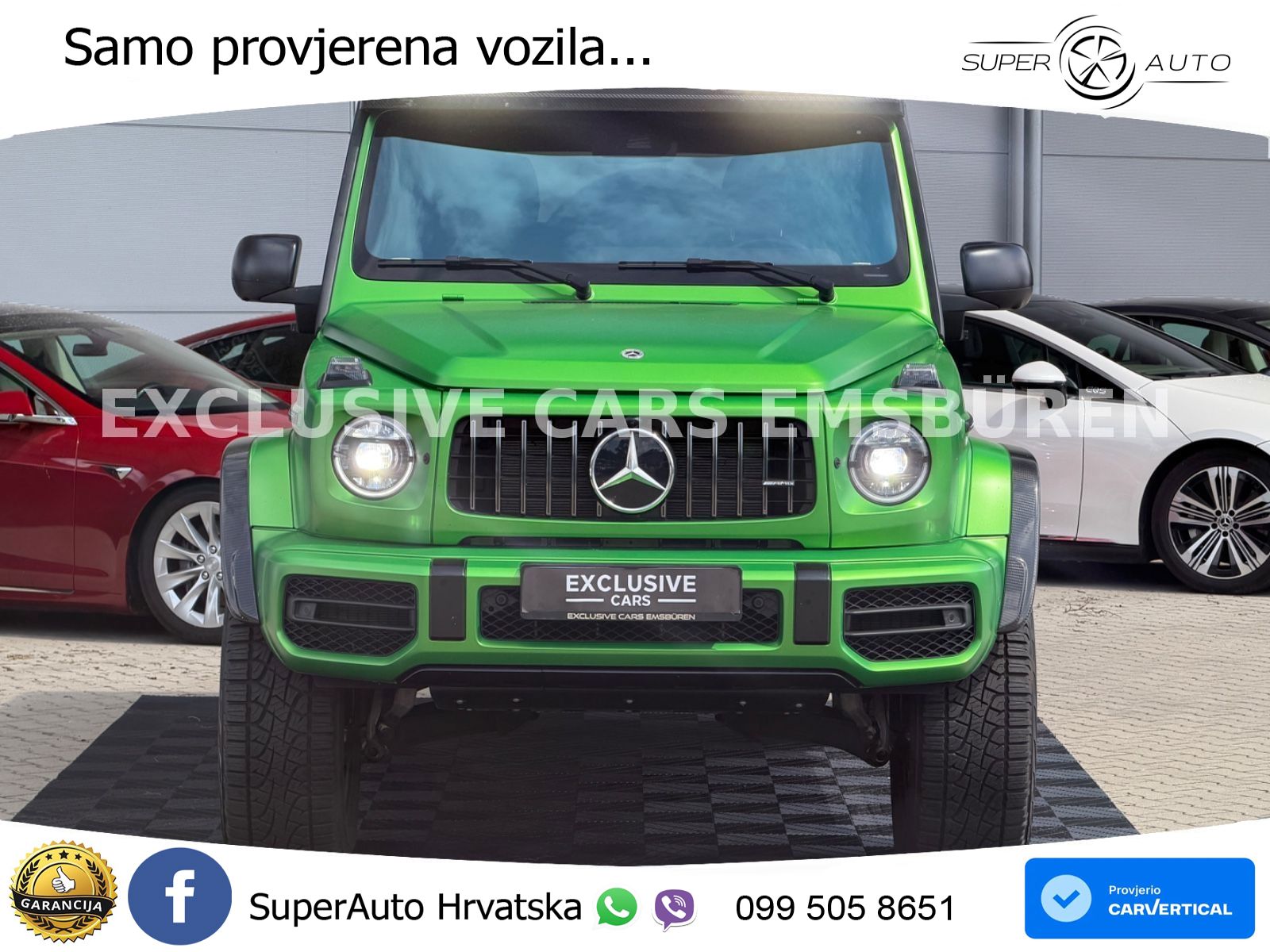 Mercedes AMG G 63 Long V8 (585 KS) 4MATIC 9G-TRONIC AMG SPEEDSHIFT PLUS ZRAČNI+ACC+4xGR SJED+360