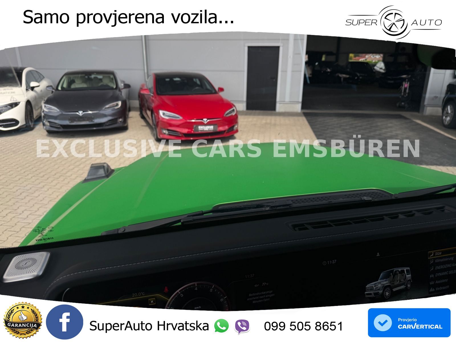 Mercedes AMG G 63 Long V8 (585 KS) 4MATIC 9G-TRONIC AMG SPEEDSHIFT PLUS ZRAČNI+ACC+4xGR SJED+360