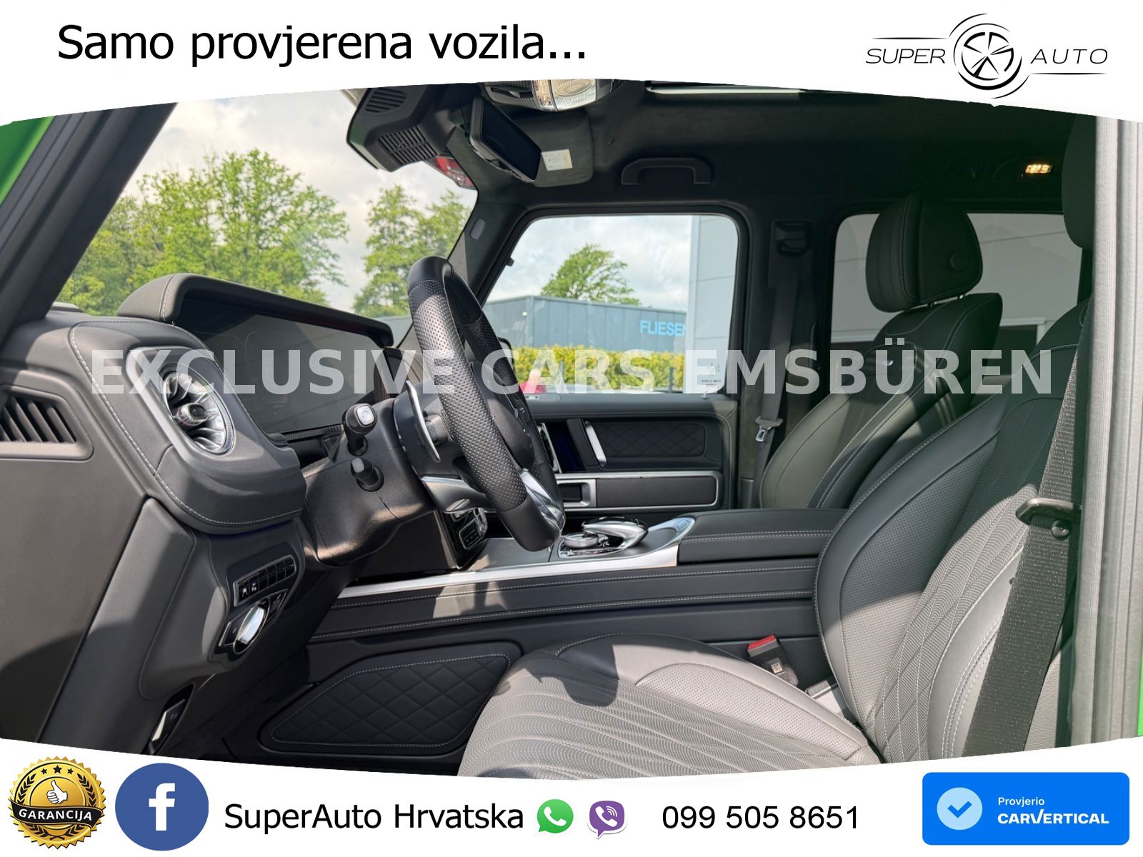 Mercedes AMG G 63 Long V8 (585 KS) 4MATIC 9G-TRONIC AMG SPEEDSHIFT PLUS ZRAČNI+ACC+4xGR SJED+360