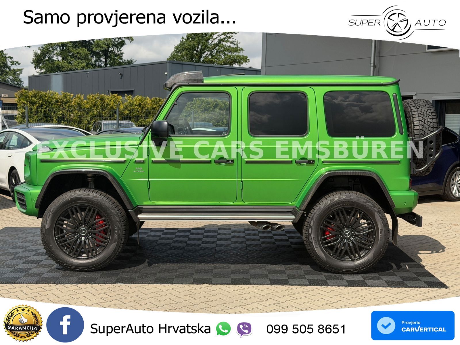 Mercedes AMG G 63 Long V8 (585 KS) 4MATIC 9G-TRONIC AMG SPEEDSHIFT PLUS ZRAČNI+ACC+4xGR SJED+360