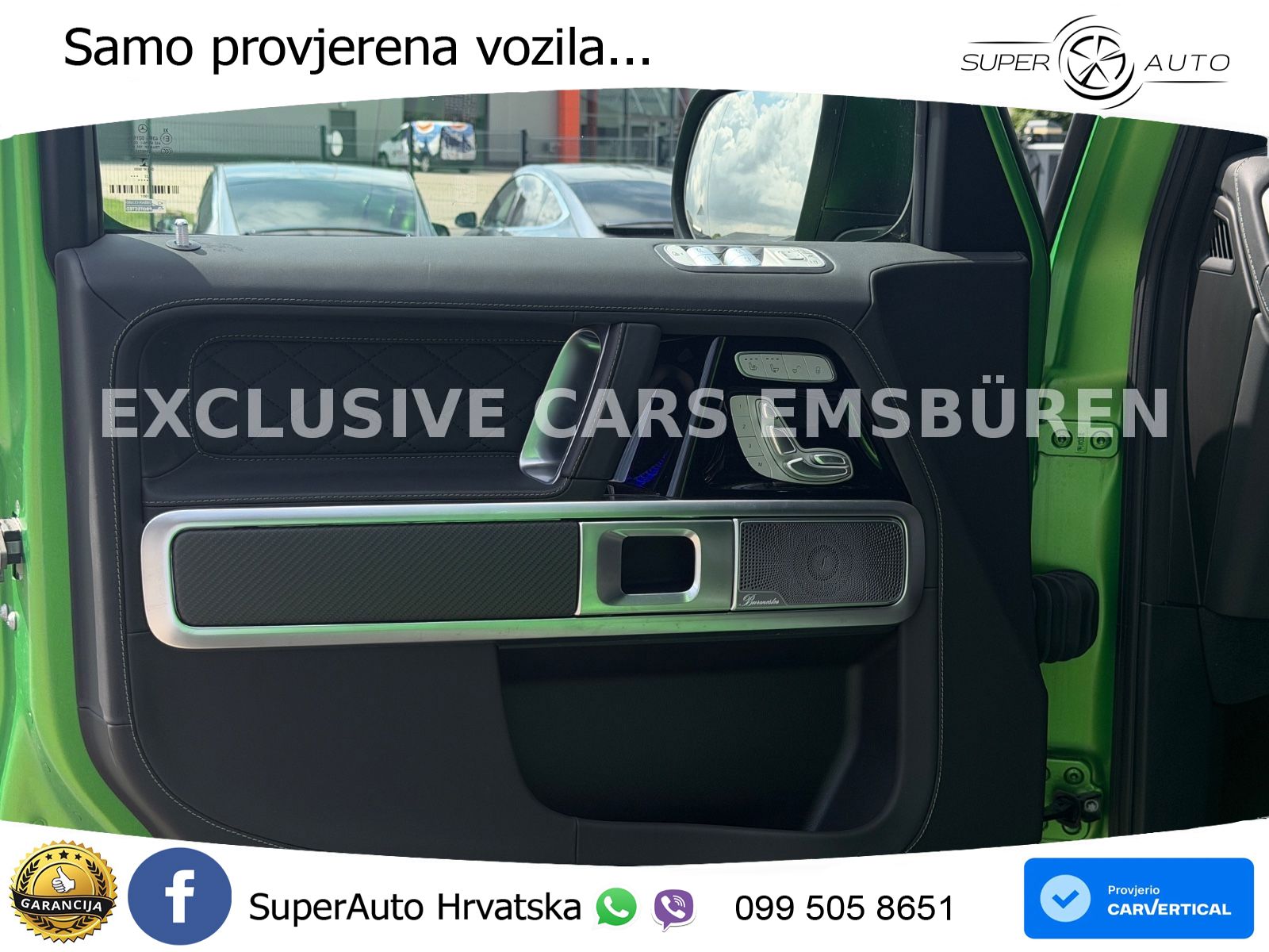 Mercedes AMG G 63 Long V8 (585 KS) 4MATIC 9G-TRONIC AMG SPEEDSHIFT PLUS ZRAČNI+ACC+4xGR SJED+360