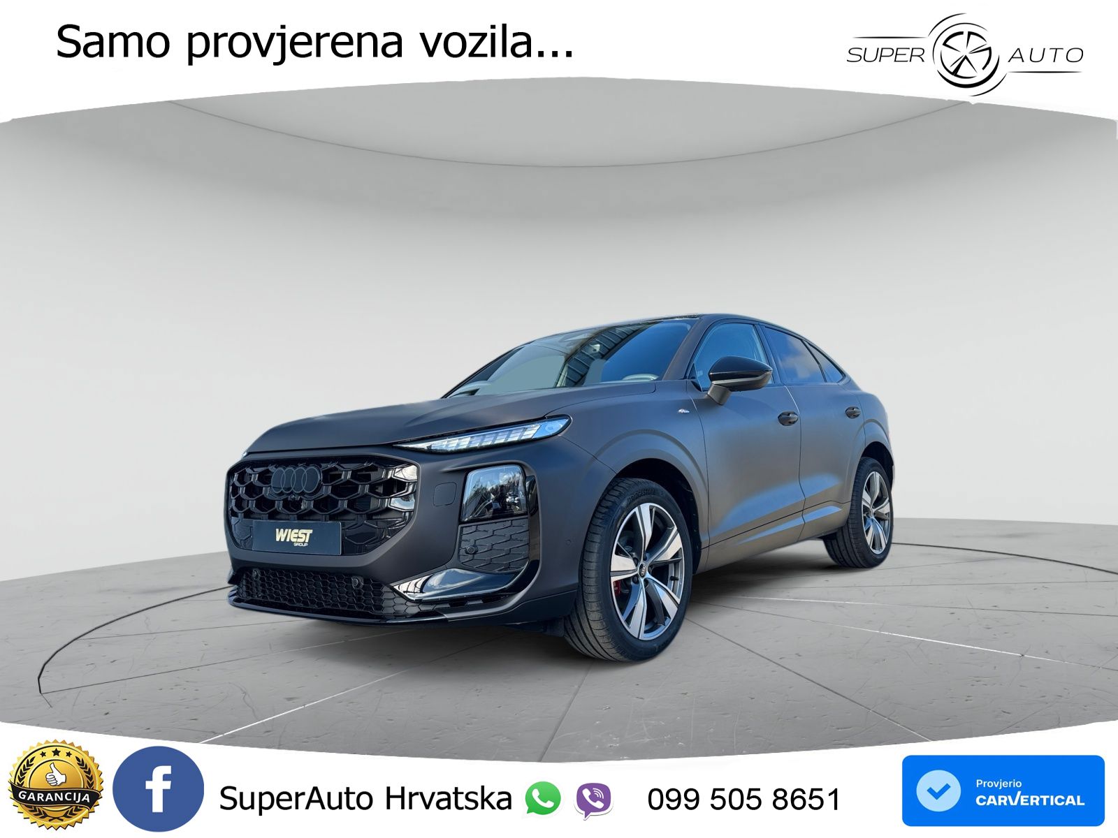 Audi Q3 III Sportback 1.5 TFSI (150 KS) S tronic S line LED+GR SJED+ACC