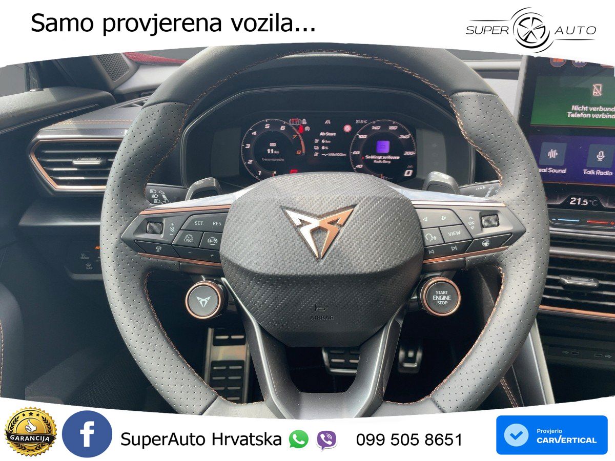 Cupra Formentor 1.5 TSI (204 KS) e-Hybrid DSG MATRIX+GR SJED+KAM