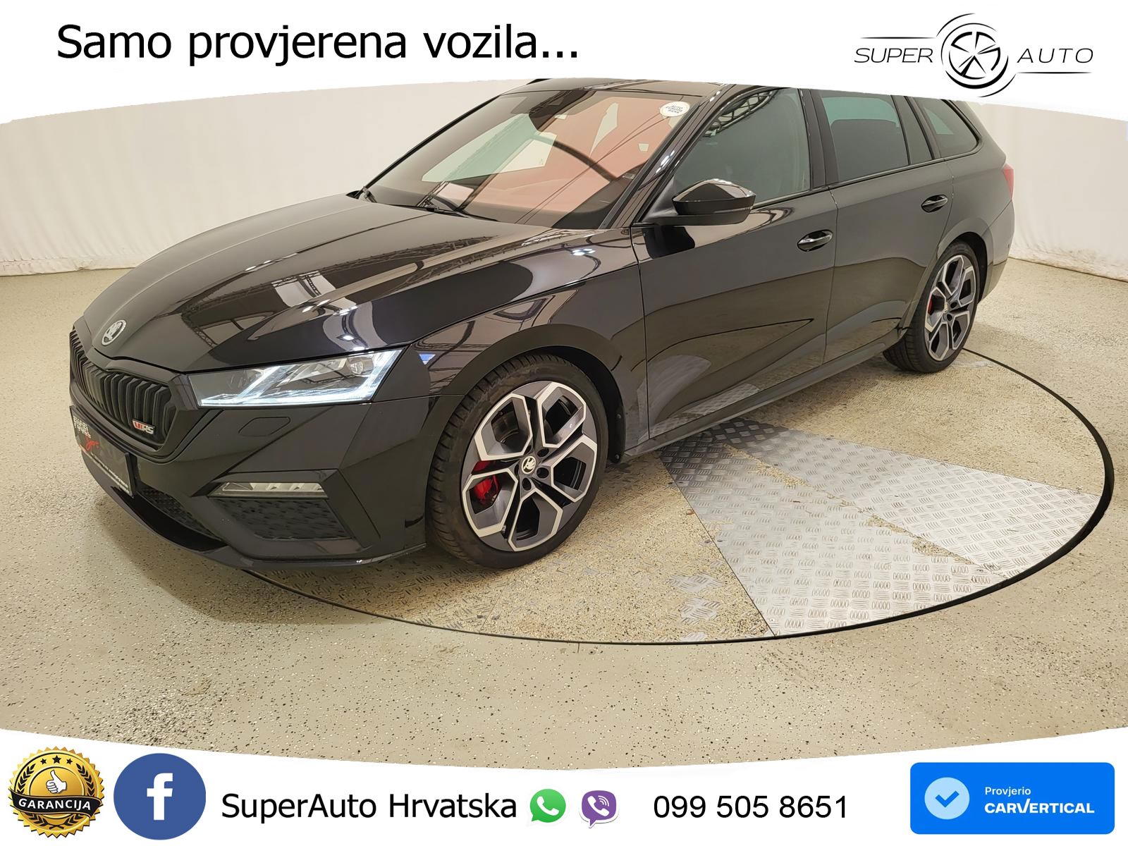 Škoda Octavia Combi RS 2.0 TDI (200 KS) 4x4 DSG LED+GR SJED+ACC
