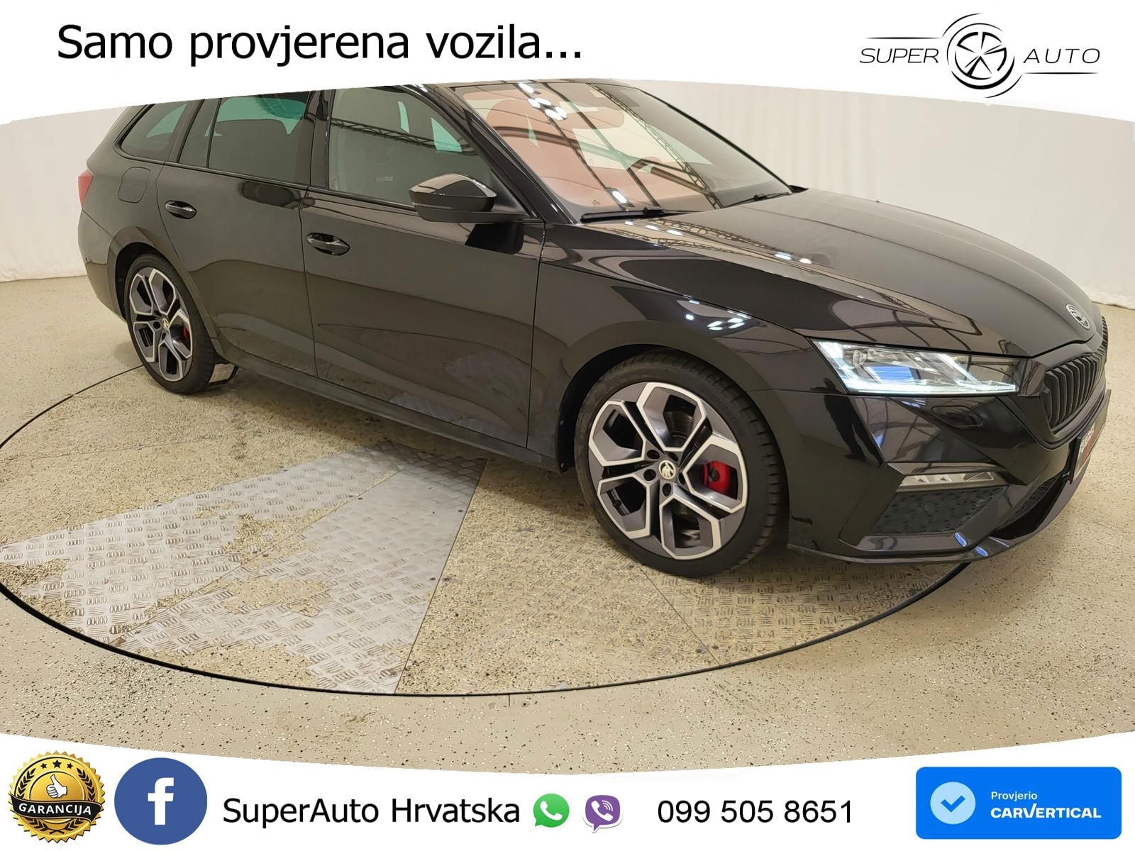Škoda Octavia Combi RS 2.0 TDI (200 KS) 4x4 DSG LED+GR SJED+ACC