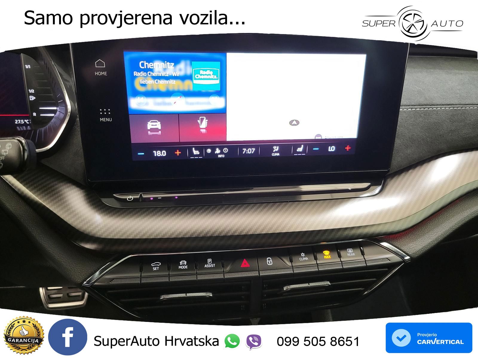 Škoda Octavia Combi RS 2.0 TDI (200 KS) 4x4 DSG LED+GR SJED+ACC