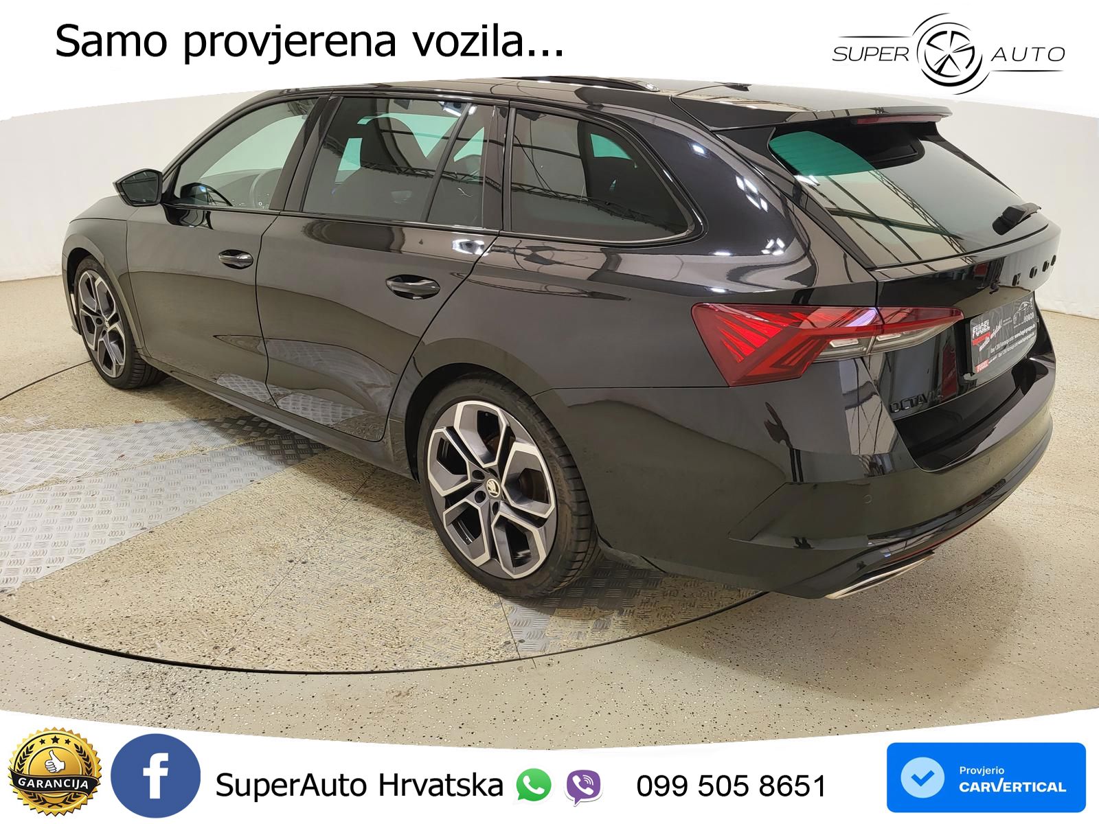 Škoda Octavia Combi RS 2.0 TDI (200 KS) 4x4 DSG LED+GR SJED+ACC