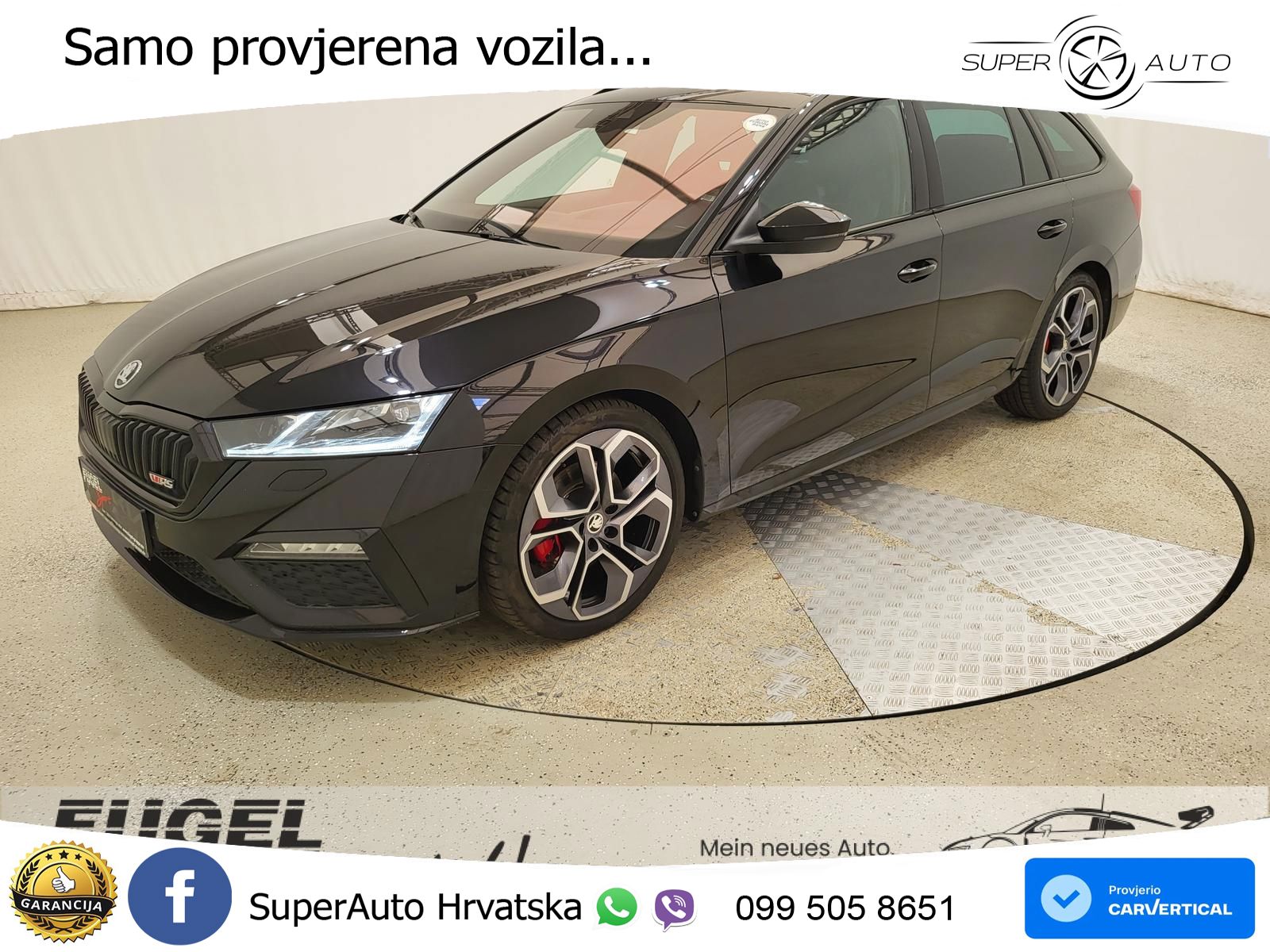 Škoda Octavia Combi RS 2.0 TDI (200 KS) 4x4 DSG LED+GR SJED+ACC
