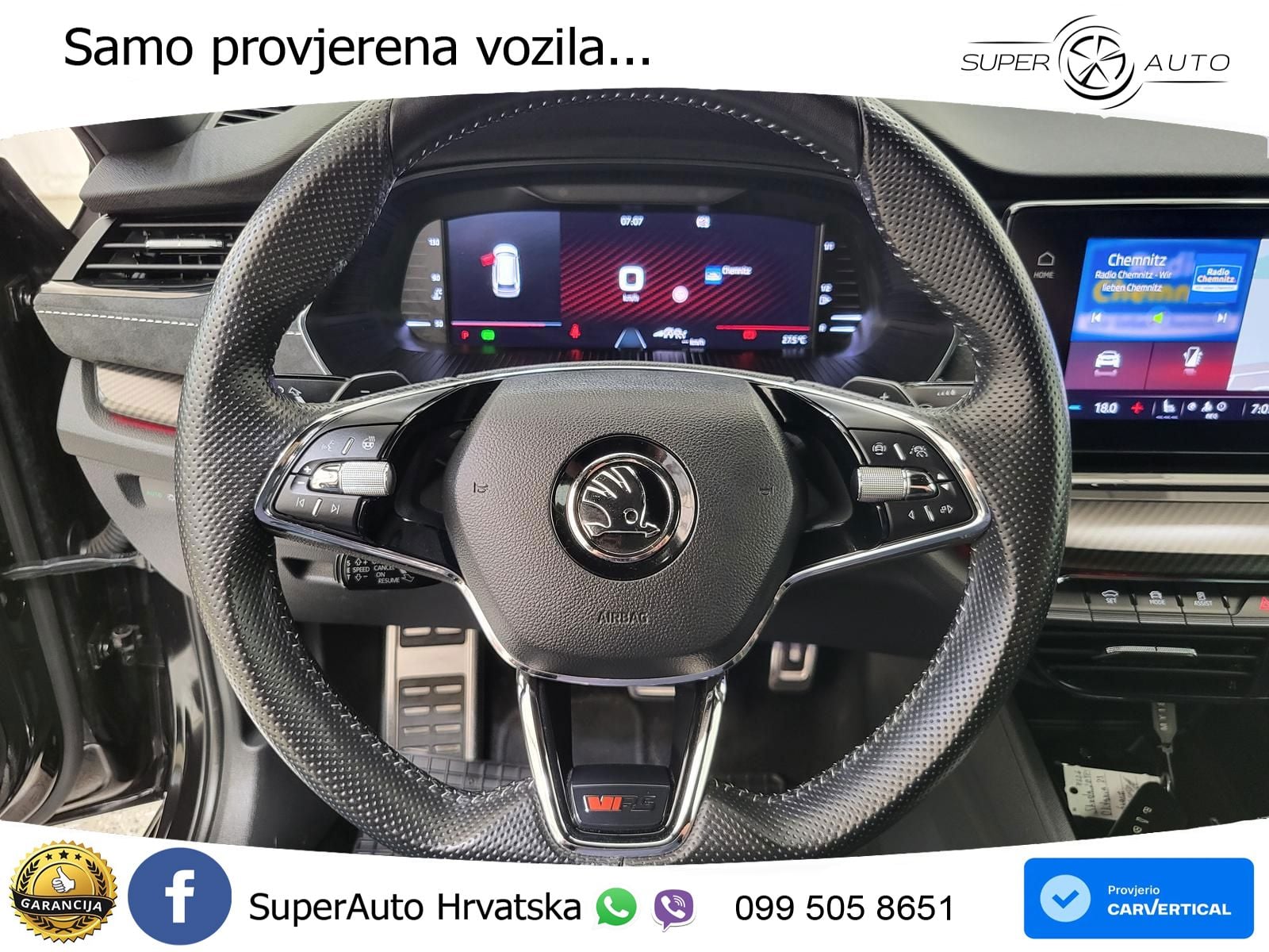 Škoda Octavia Combi RS 2.0 TDI (200 KS) 4x4 DSG LED+GR SJED+ACC