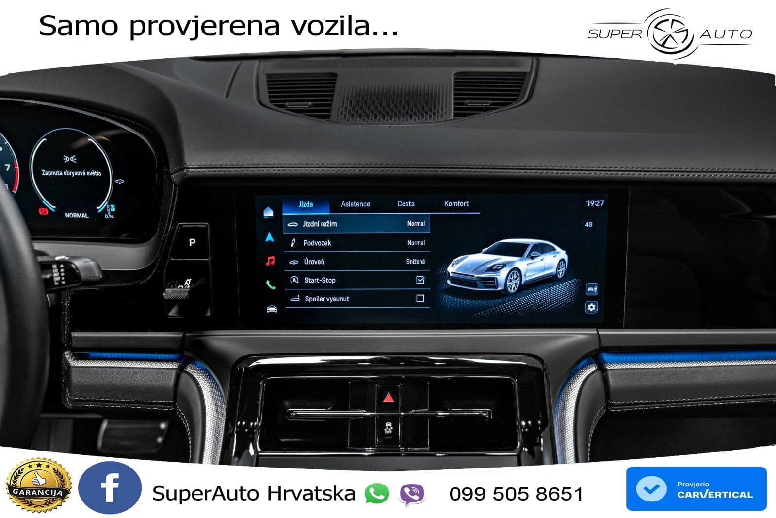 Porsche Panamera 4 2.9 V6 (353 KS) PDK ZRAČNI+ACC+GR SJED+360+PANO