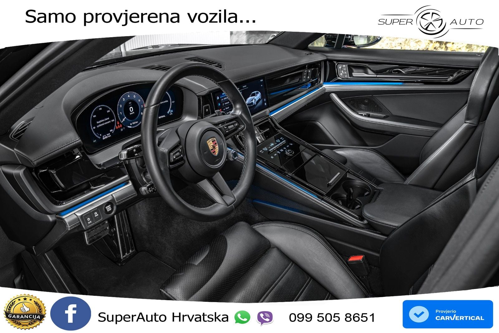 Porsche Panamera 4 2.9 V6 (353 KS) PDK ZRAČNI+ACC+GR SJED+360+PANO