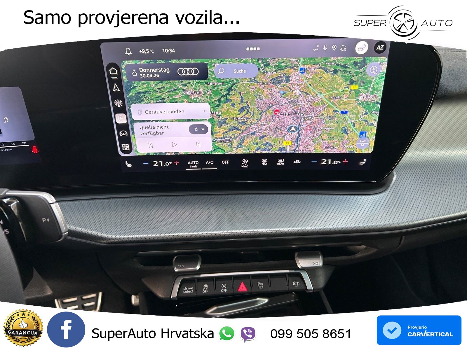Audi Q3 2.0 TFSI (265 KS) quattro S tronic ZRAČNI+ACC+GR SJED+KAM+PANO