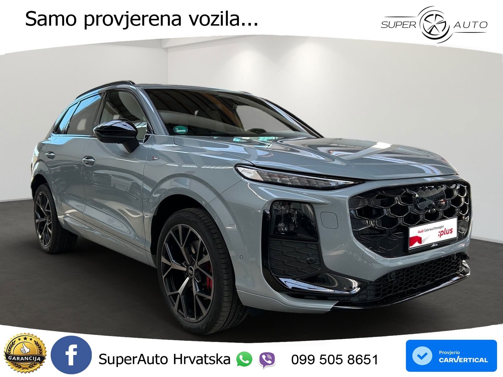 Audi Q3 2.0 TFSI (265 KS) quattro S tronic ZRAČNI+ACC+GR SJED+KAM+PANO