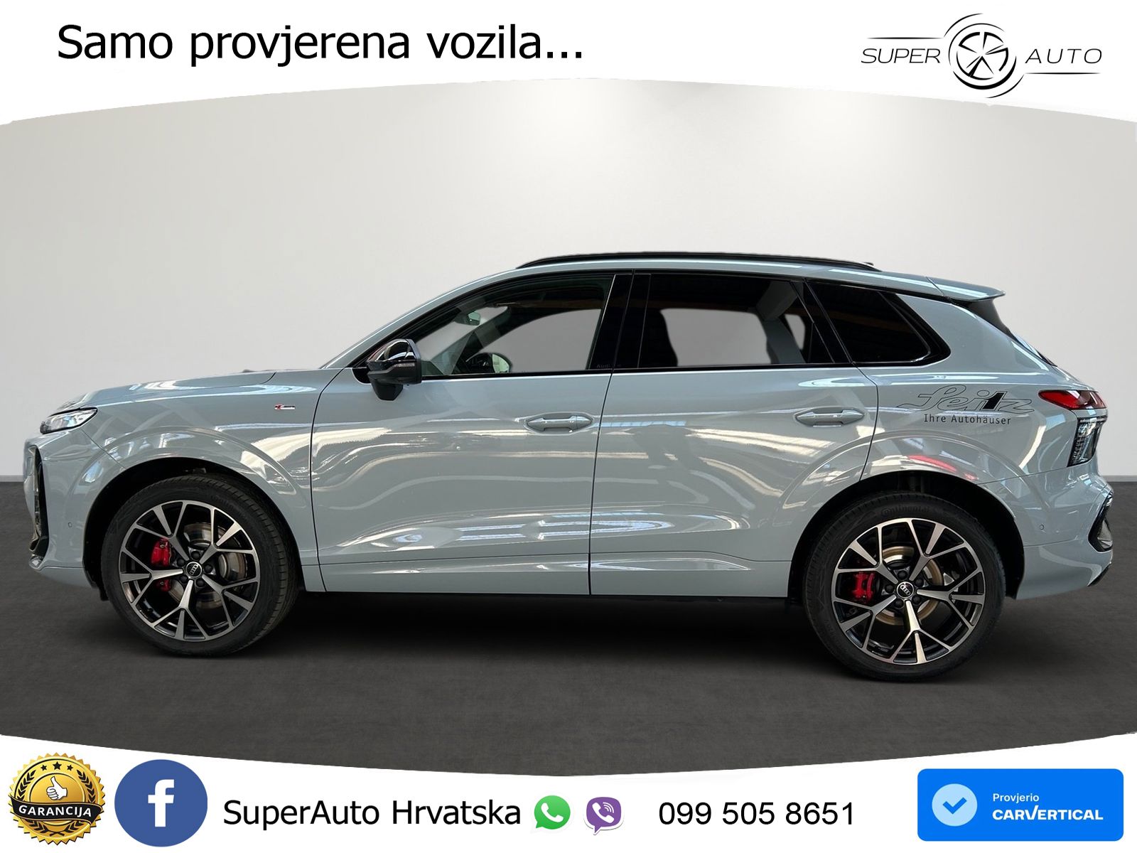 Audi Q3 2.0 TFSI (265 KS) quattro S tronic ZRAČNI+ACC+GR SJED+KAM+PANO