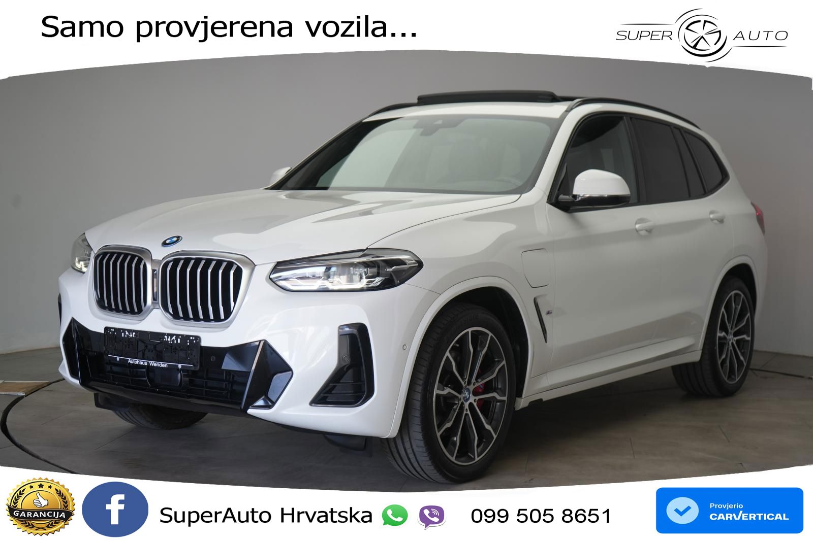 BMW X3 30e xDrive Steptronic M Sport LED+GR SJED+ACC