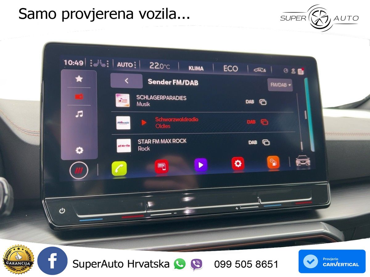 Cupra Formentor 1.4 TSI (245 KS) e-Hybrid DSG VZ MATRIX+GR SJED+KAM