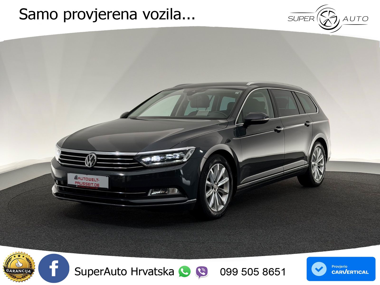 Volkswagen Passat Variant 2.0 TDI (190 KS) DSG R-Line LED+GR SJED+ACC