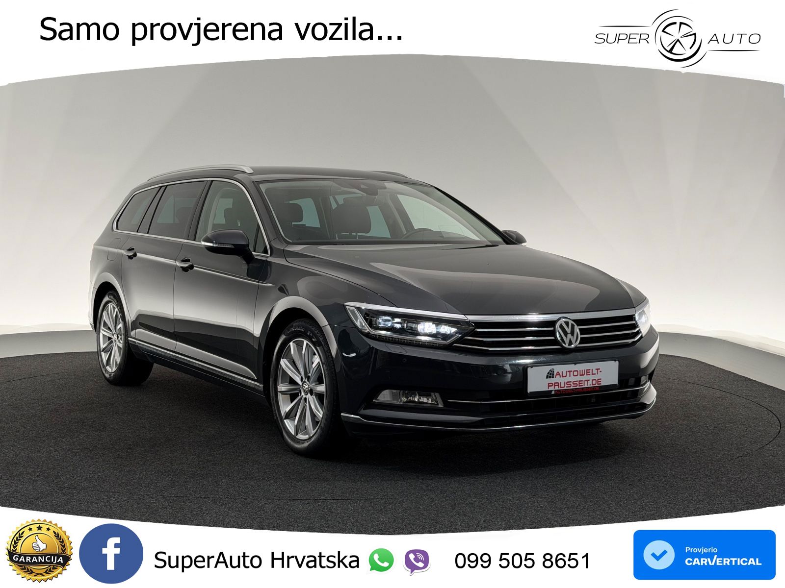 Volkswagen Passat Variant 2.0 TDI (190 KS) DSG R-Line LED+GR SJED+ACC