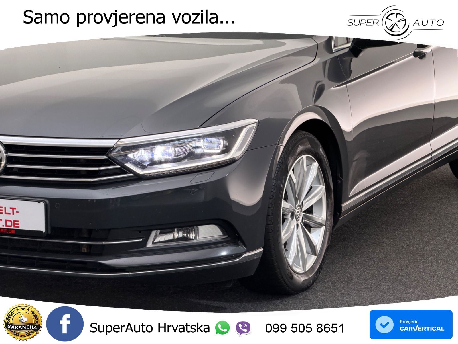 Volkswagen Passat Variant 2.0 TDI (190 KS) DSG R-Line LED+GR SJED+ACC