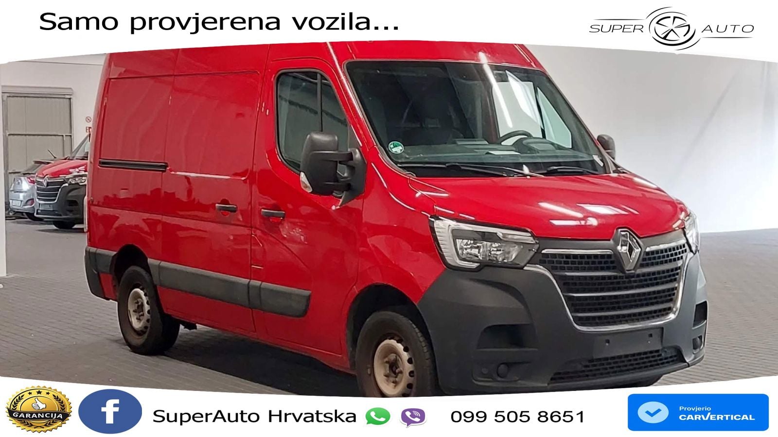 Renault Master III Kasten L1H2 3,3t Klima 4 Stk. vorh. 135 KS