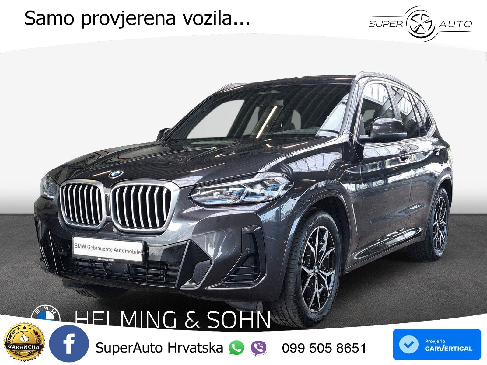 BMW X3 30d xDrive Steptronic M Sport LED+GR SJED+ACC