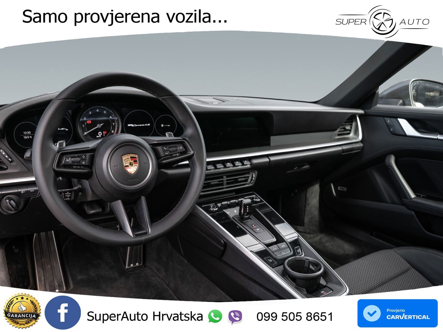 Porsche 911 Carrera 4S 3.0 (450 KS) PDK LED+GR SJED+ACC