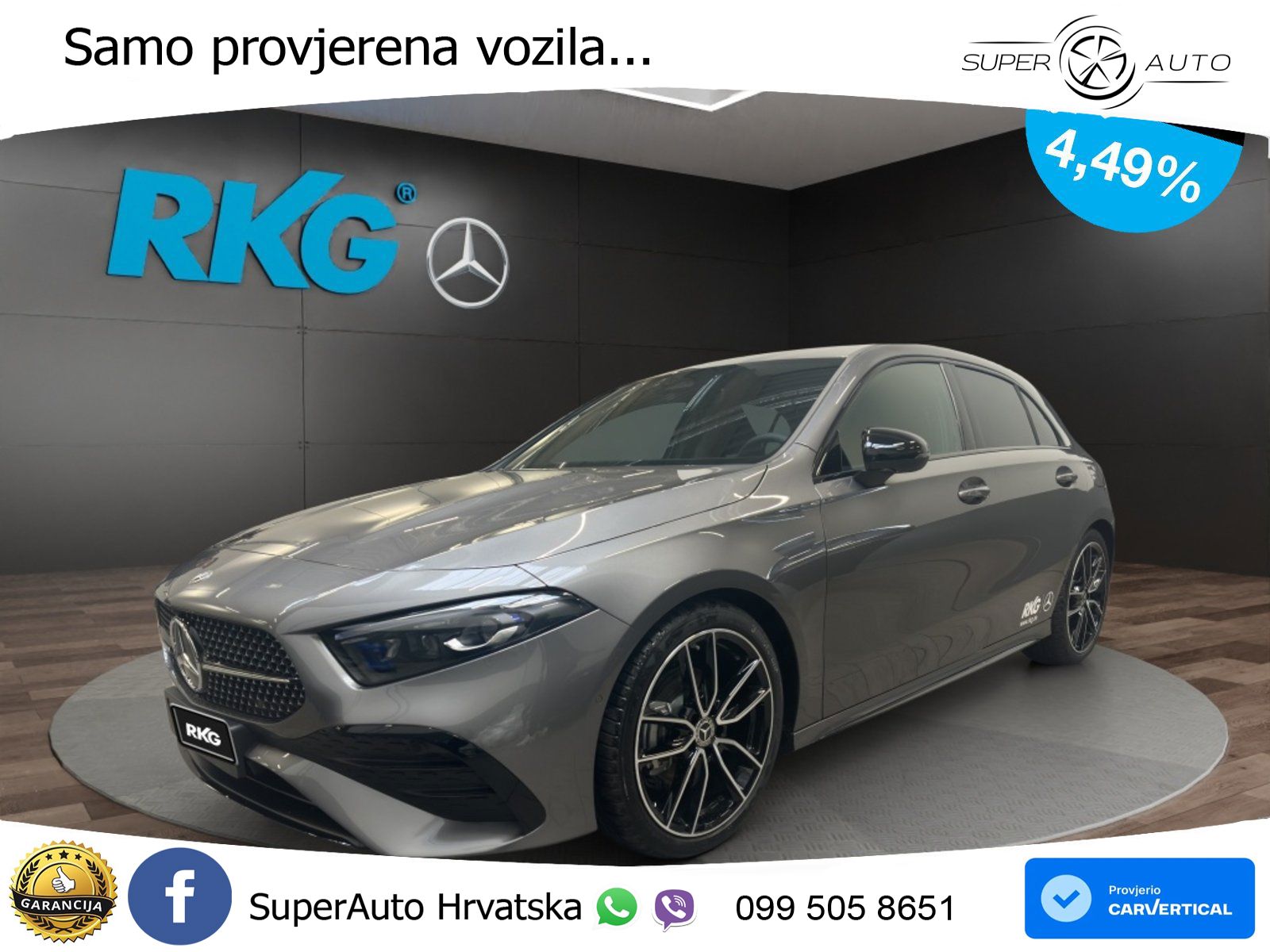 Mercedes-Benz A 180 7G-DCT AMG LED+GR SJED+ACC