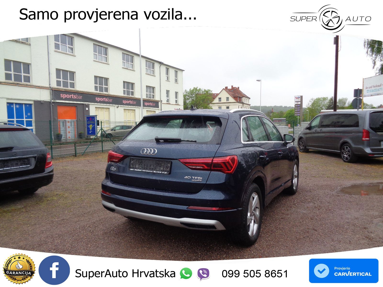 Audi Q3 40 TFSI (190 KS) quattro S tronic advanced LED+GR SJED+ACC