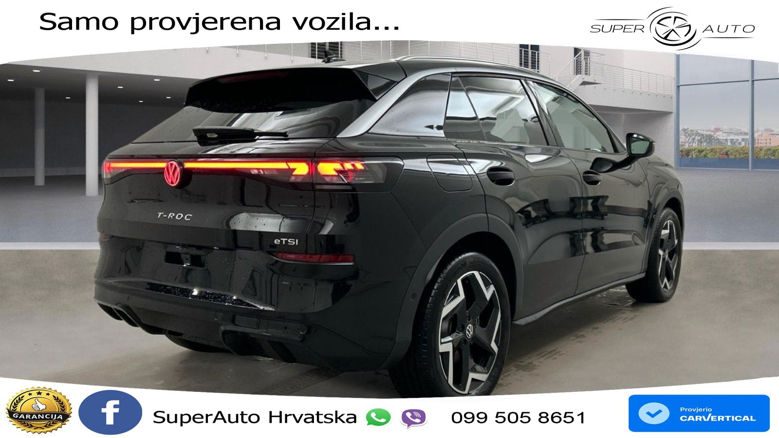 Volkswagen T-Roc 1.5 eTSI (150 KS)  DSG LED+GR SJED+ACC
