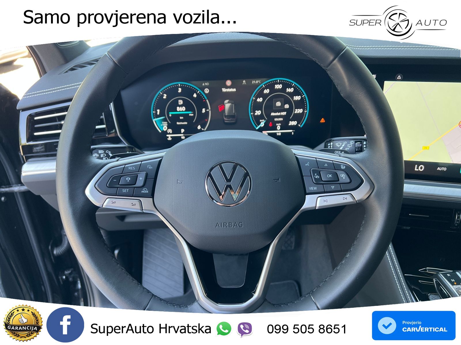 Volkswagen Touareg 3.0 V6 TDI (231 KS) 4MOTION Tiptronic ZRAČNI+ACC+4xGR SJED+KAM