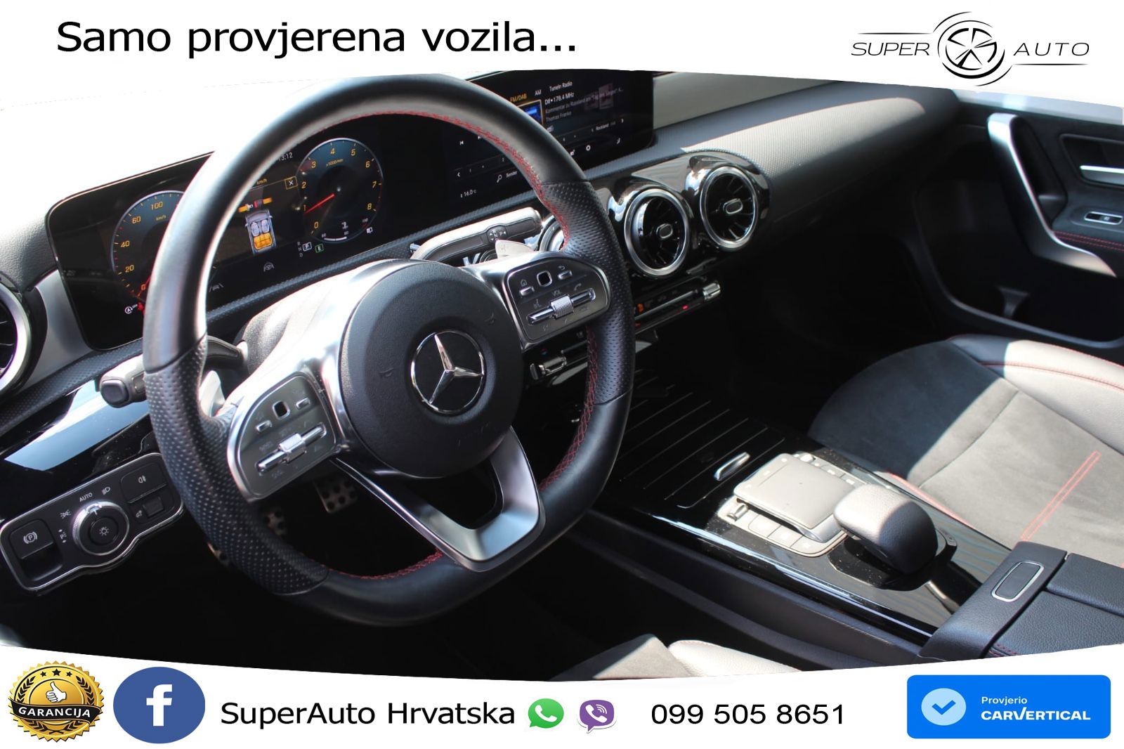 Mercedes-Benz A 180 7G-DCT AMG LED+GR SJED+ACC
