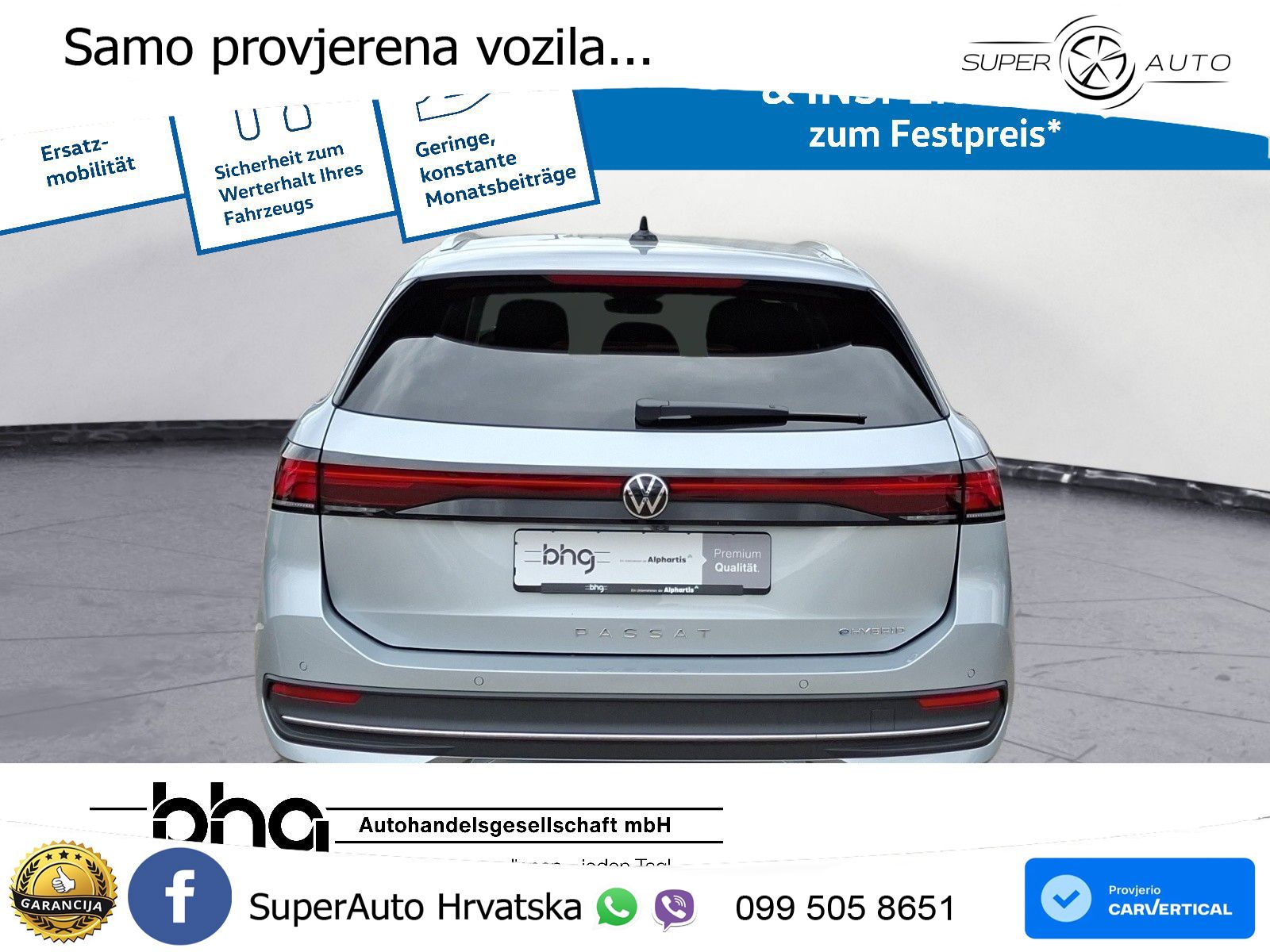Volkswagen Passat Variant 1.5 TSI (204 KS) eHybrid DSG Business LED+GR SJED+ACC