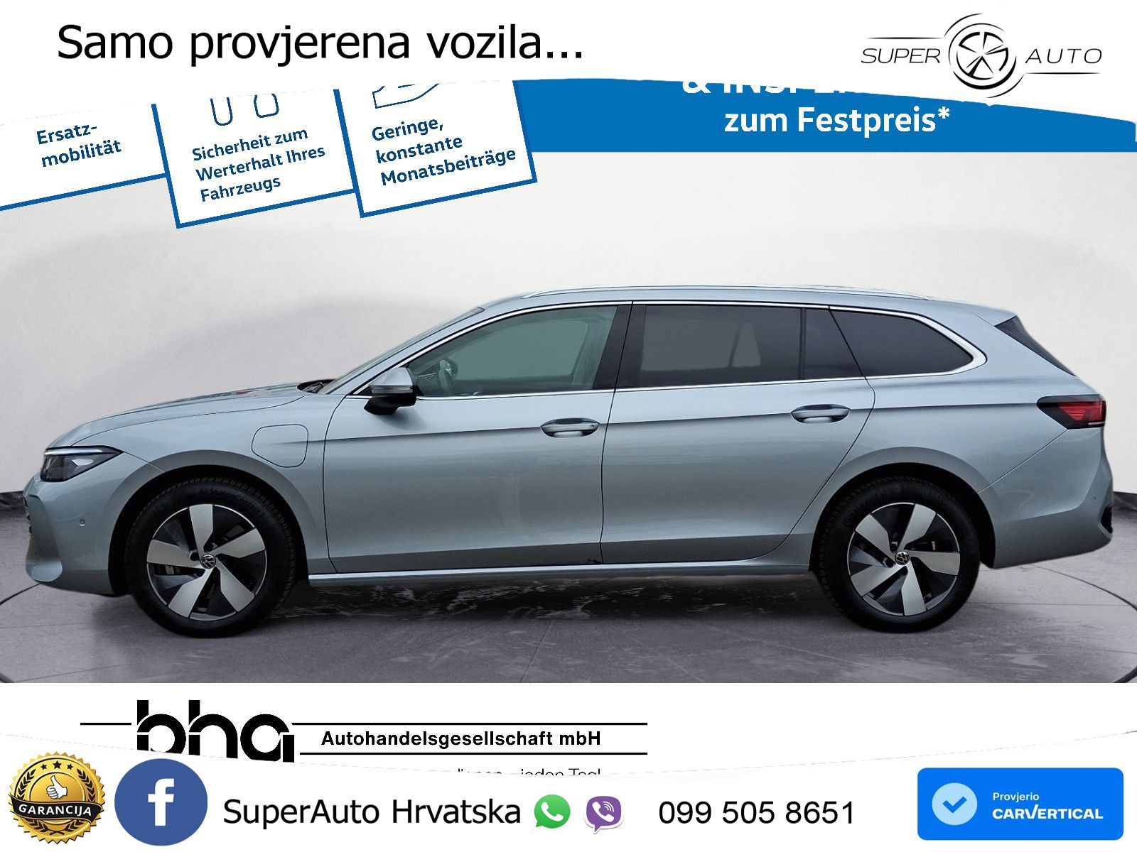 Volkswagen Passat Variant 1.5 TSI (204 KS) eHybrid DSG Business LED+GR SJED+ACC