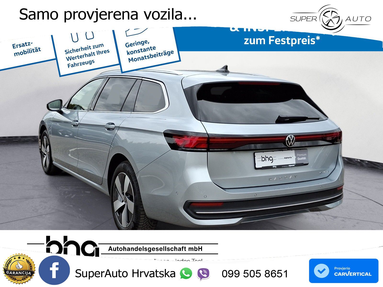 Volkswagen Passat Variant 1.5 TSI (204 KS) eHybrid DSG Business LED+GR SJED+ACC